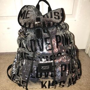 Victoria Secret Pink Sequins Backpack